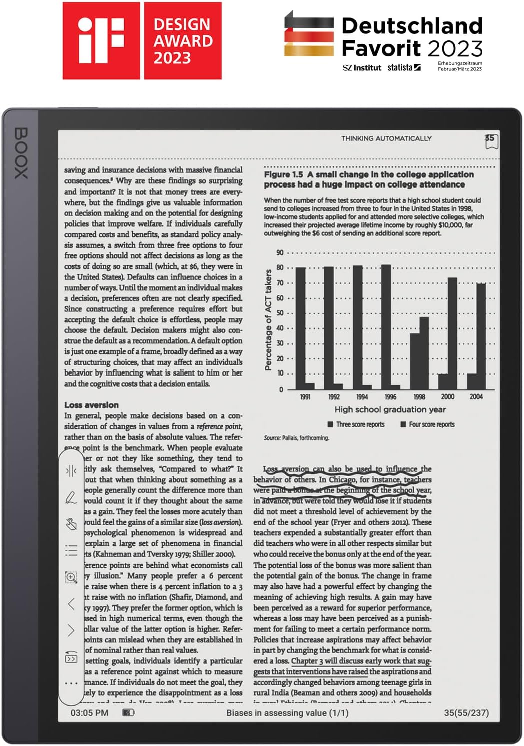 Электронная книга 10.3" Onyx Boox Tab Ultra 4/128 ГБ / Android 10 / Wi-Fi / Bluetooth / сенсорный E-Ink Carta экран (1404 × 1872) / Настраиваемая яркость / Динамики / Черный, фото №2 Электронная книга 10.3" Onyx Boox Tab Ultra 4/128 ГБ / Android 10 / Wi-Fi / Bluetooth / сенсорный E-Ink Carta экран (1404 × 1872) / Настраиваемая яркость / Динамики / Черный, фото №2