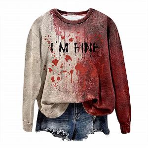 Футболка Generisch С длинными рукавами, круглый вырез, с праздничным принтом 2025 - Фото 1