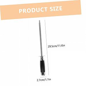 Мусат SOIMISS для заточки ножей с эргономичной ручкой из нержавеющей стали synthetic.ua - Фото 1