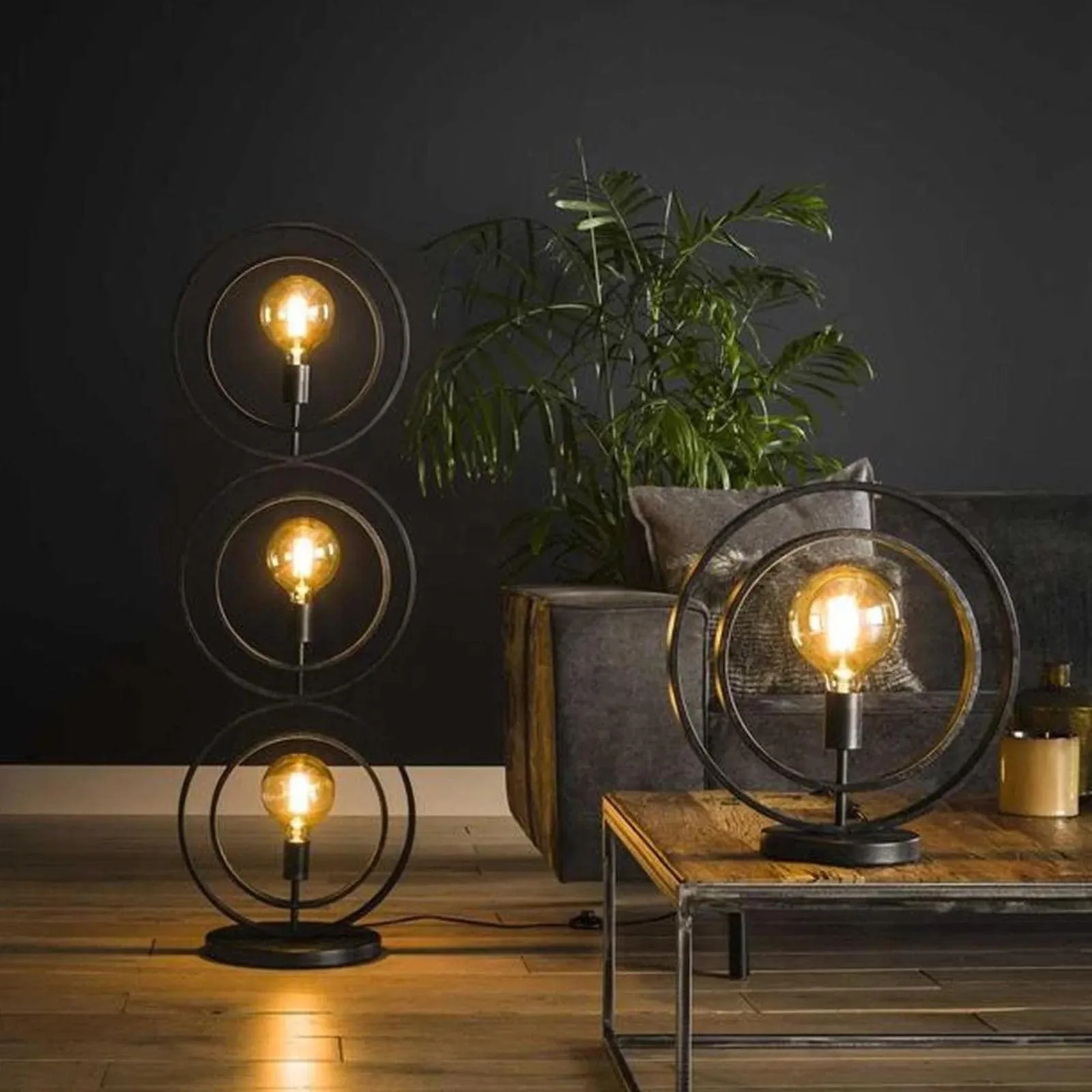 Настільна лампа famlights Henrik E27 Сіра, фото №7