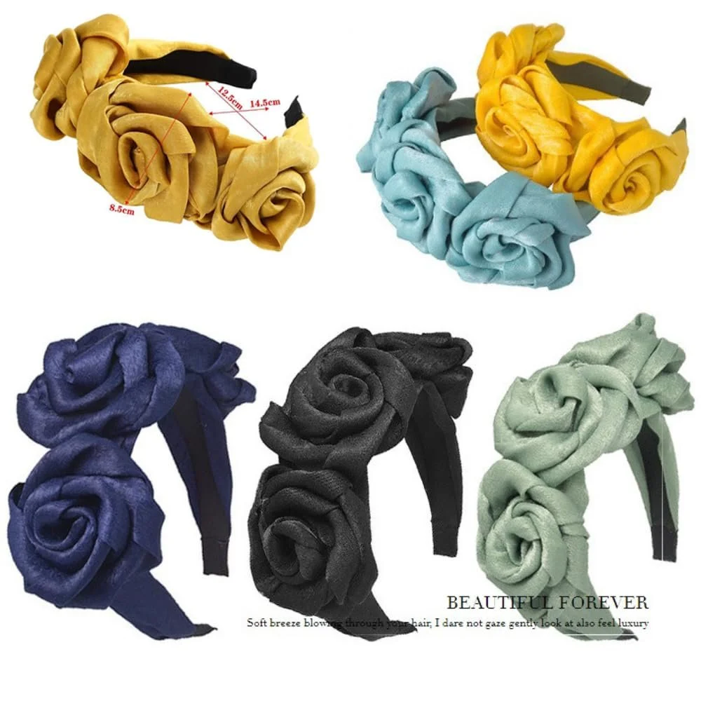 Обруч для волосся з квіткою, фото №3