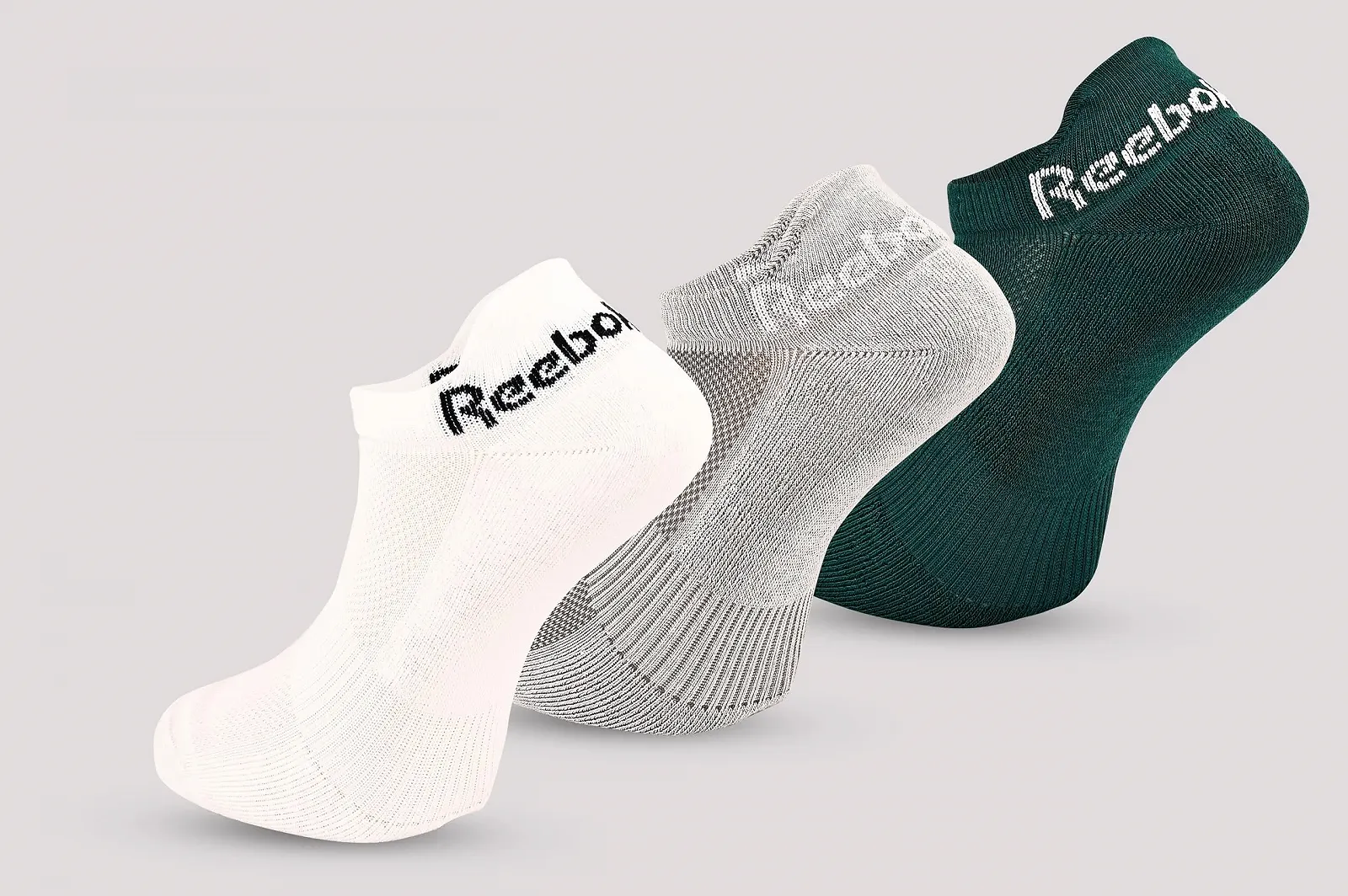 Носки Унисекс Reebok Collegiate 40-42 (3 пары в упаковке), фото №6