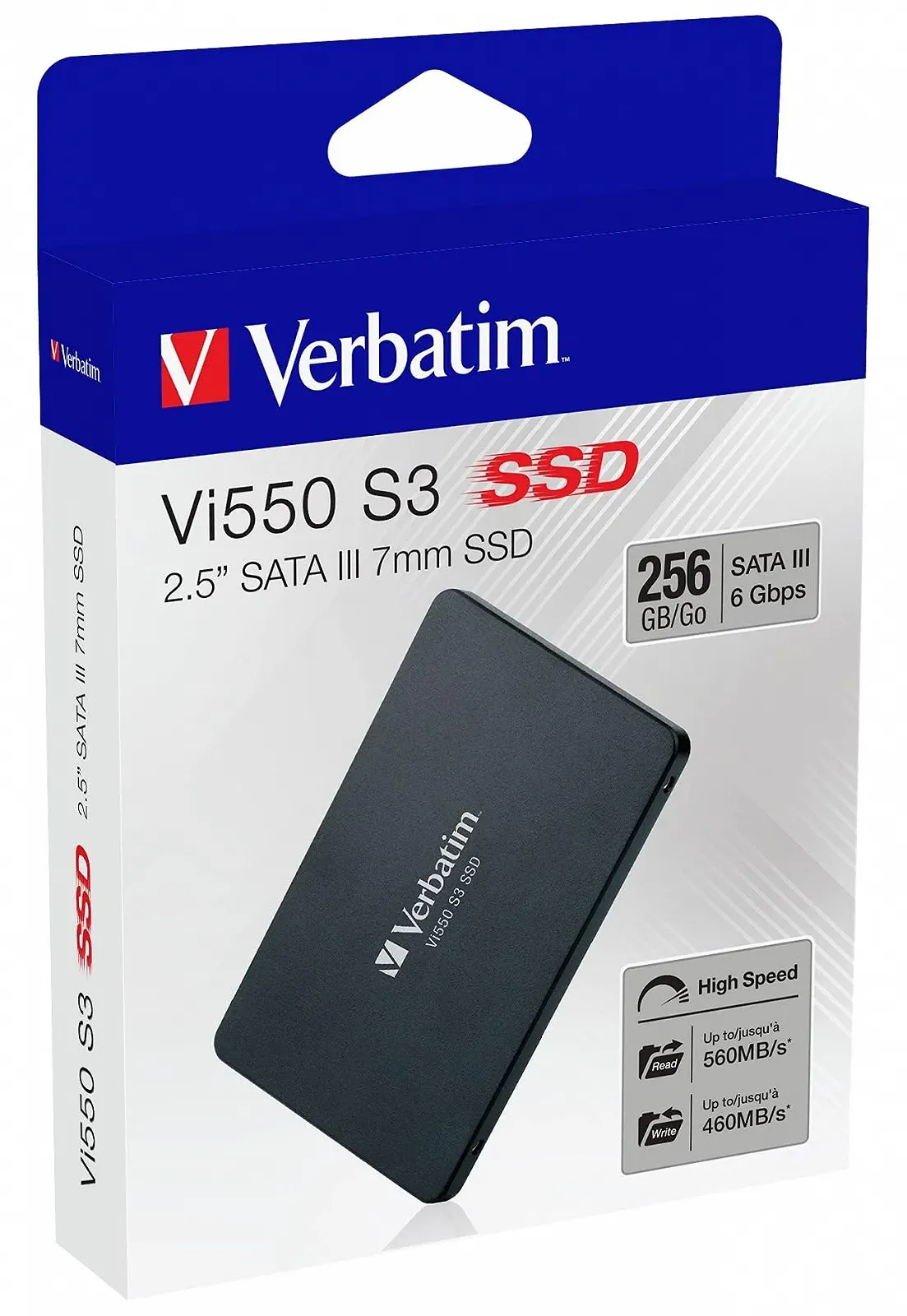 SSD Verbatim Vi500 S3 256 ГБ 2.5 дюйма SATAIII, фото №6