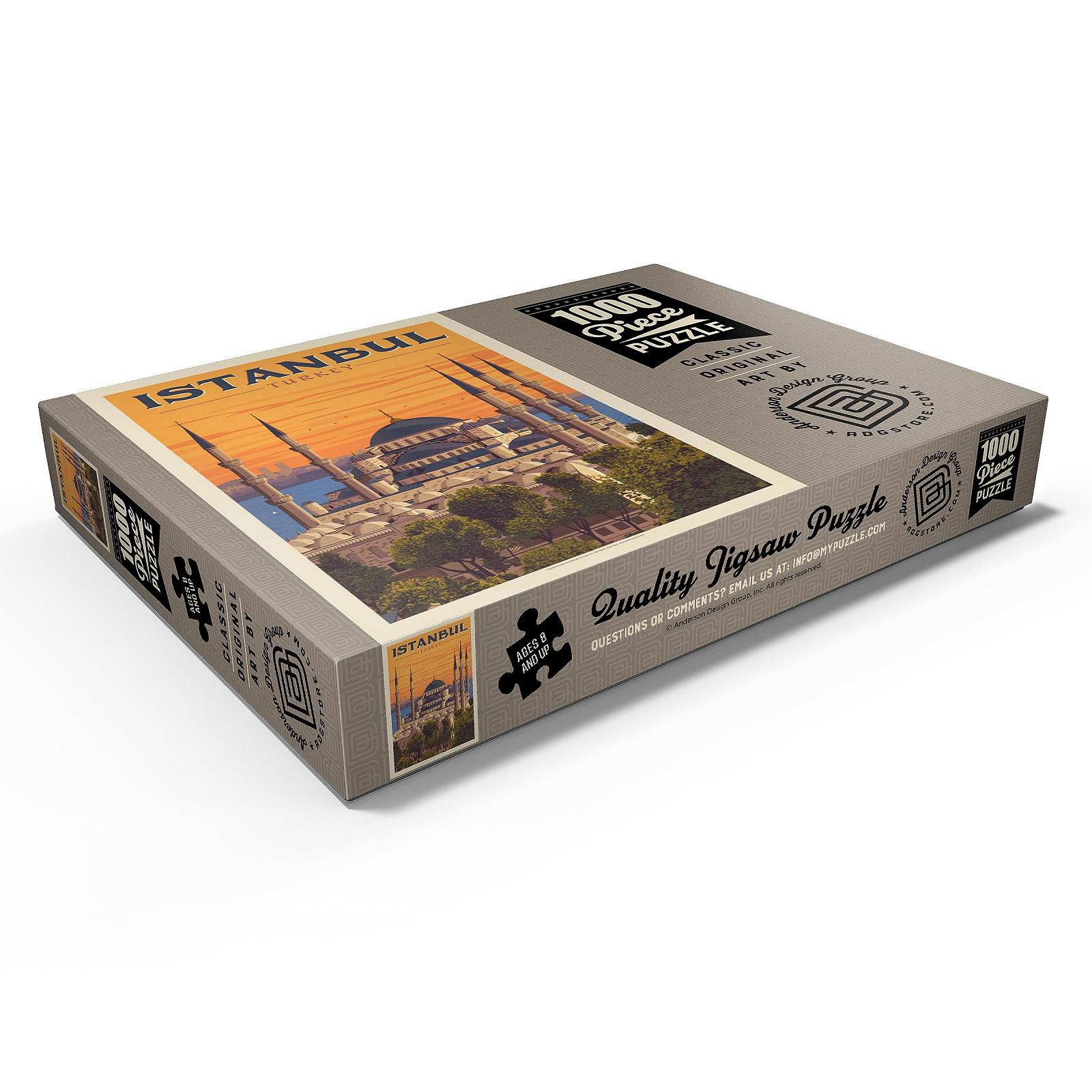 Пазл MyPuzzle Special Collection by Anderson Design Group Турция: Стамбул, винтажный постер Премиум 1000 элементов, фото №3