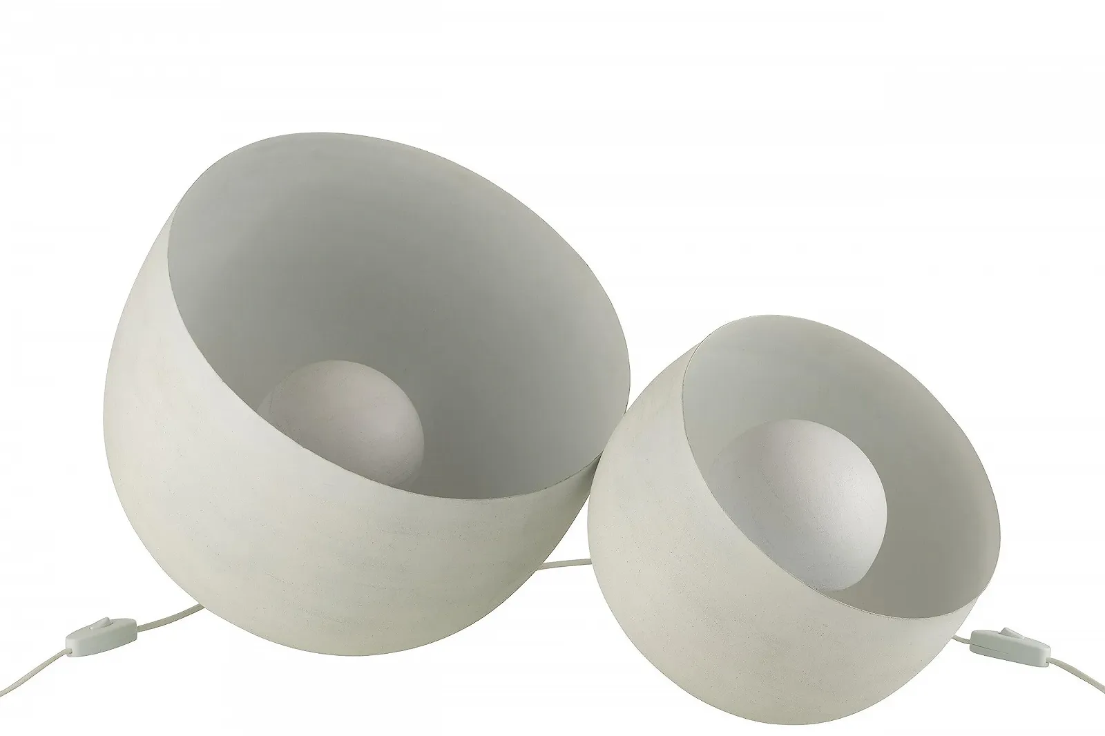 Настільна лампа J-Line Метал Біла Велика, фото №5