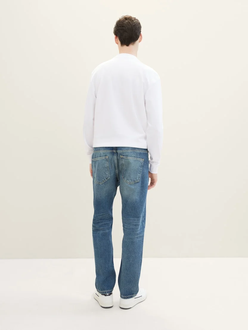 Джинси Loose Straight Fit Jeans 1040203-10119 Tom Tailor Синій  L, фото №3