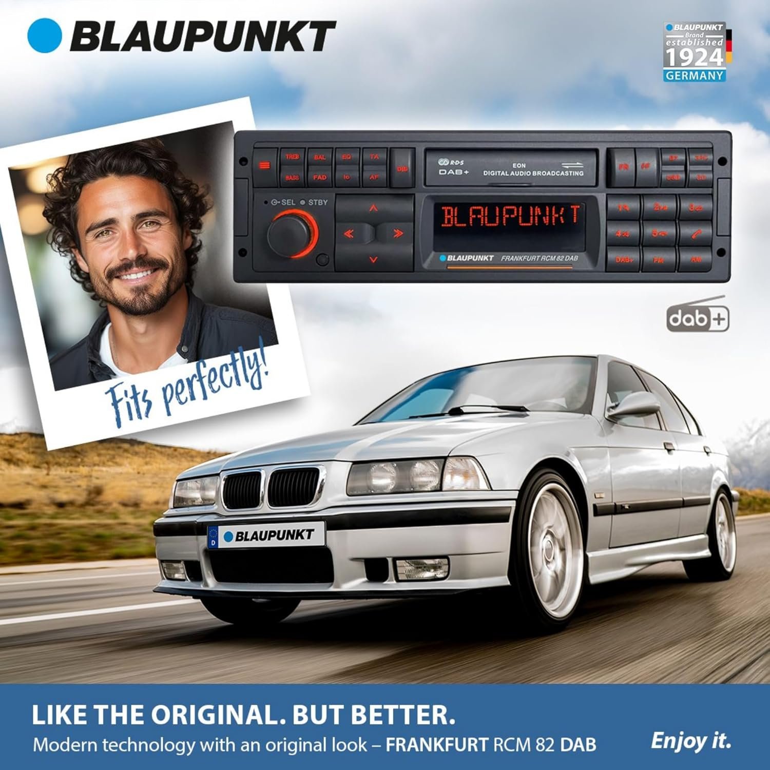 Автомагнитола Blaupunkt Frankfurt RCM 82 DAB / Bluetooth / USB / AUX / microSD slot / DAB+ / 1DIN, фото №4
