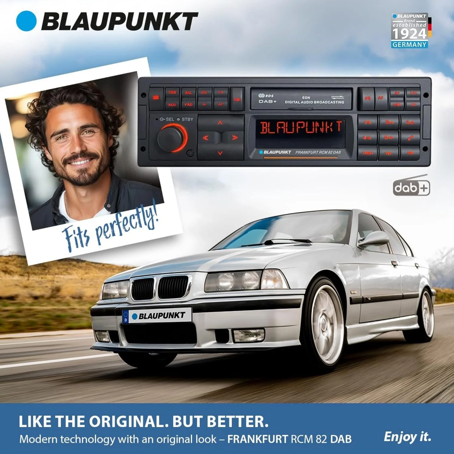 Автомагнітола Blaupunkt Frankfurt RCM 82 DAB / Bluetooth / USB / AUX / microSD slot / DAB+ / 1DIN, фото №4 Автомагнітола Blaupunkt Frankfurt RCM 82 DAB / Bluetooth / USB / AUX / microSD slot / DAB+ / 1DIN, фото №4