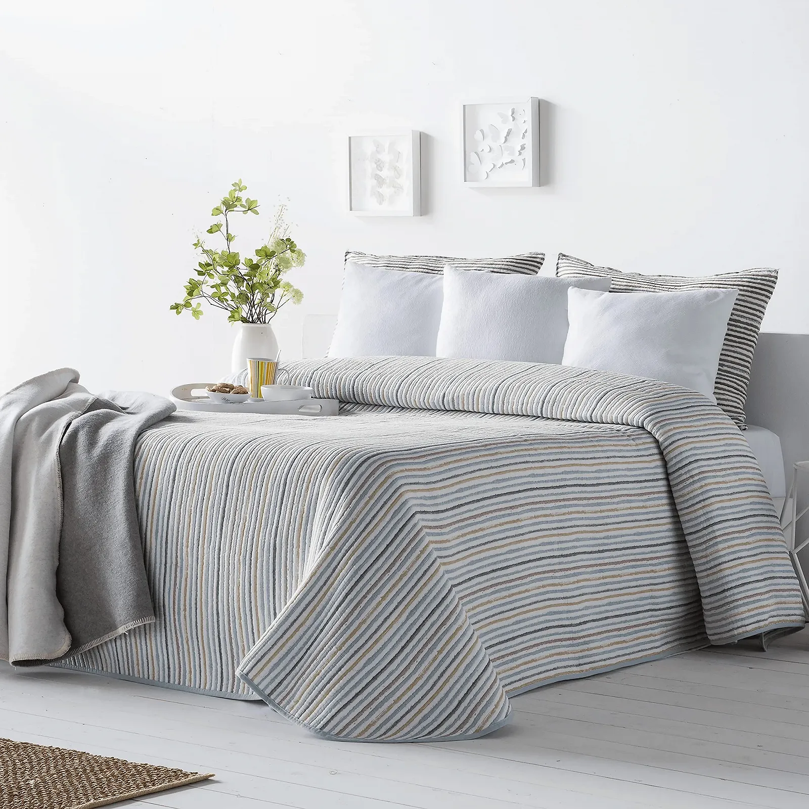 Покрывало VIALMAN Sofia Односпальная Кровать 14 | Бежевый | Размер покрывала 180 x 270 см | Покрывало для кровати и дивана Бежевый, фото №1