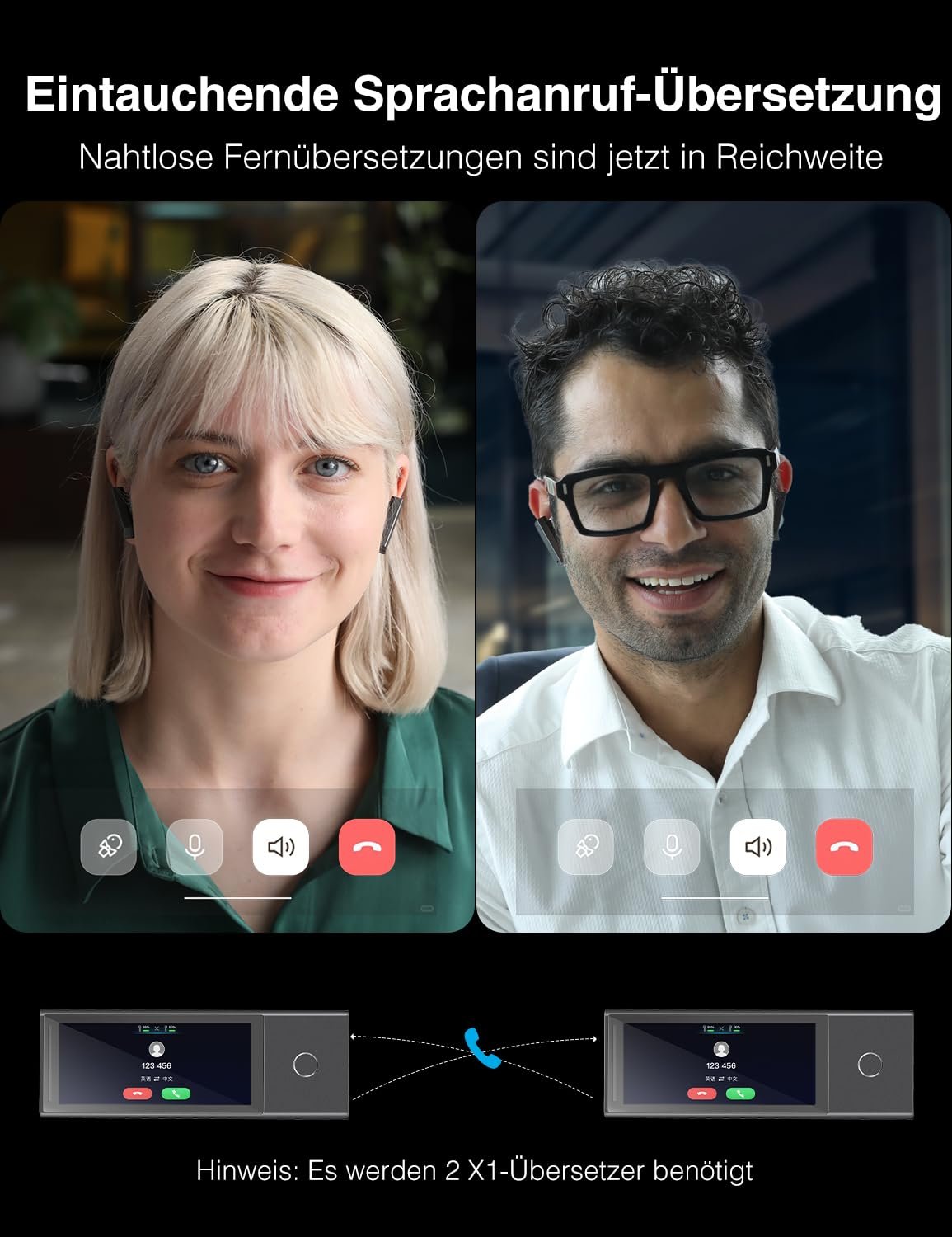 Хаб-переводчик AI Timekettle X1, на 40 языках с дистанционными голосовыми вызовами и переводом, фото №5