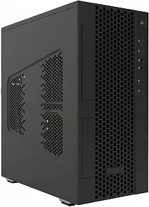 Корпус Itek SMALLCOM-P / без БЖ / Micro-ATX / Mini-Tower / 1x92mm / Black - Фото 1
