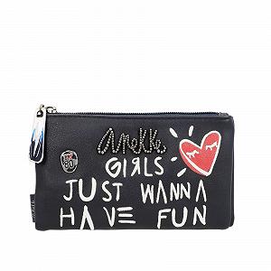 Кошелек Anekke Fun & Music Женский Черный 18 x 10 x 3 см - Фото 1
