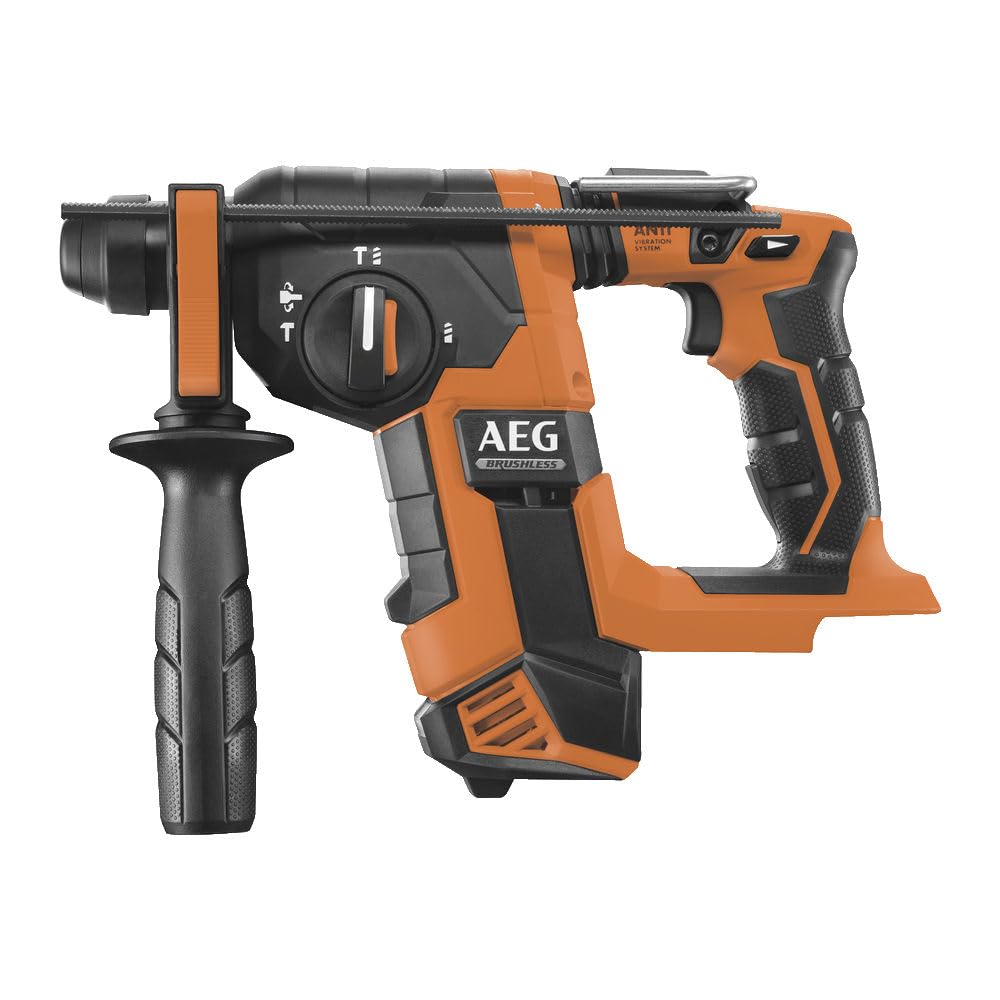 Перфоратор AEG BBH18BL-O SDS Plus 18 В без батареї та зарядного помаранчевий, фото №2
