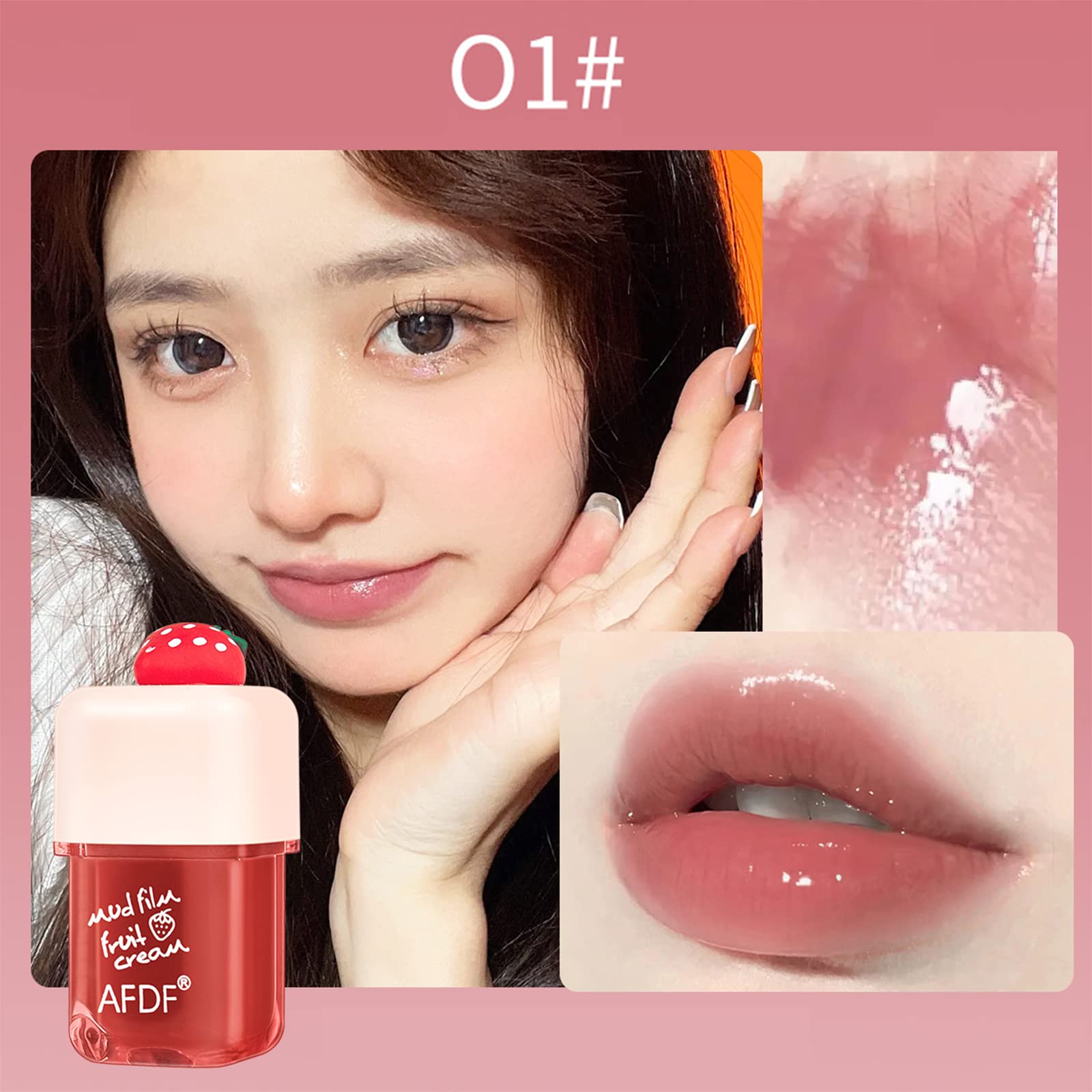 Набор тинтов для губ Mrettick Stain Tint 4 цвета увлажняющий стойкий натуральный водостойкий, фото №2