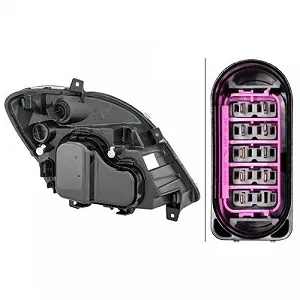 Основна фара HELLA 1EB 247 012-011 для MERCEDES-BENZ, ліва synthetic.ua - Фото 1