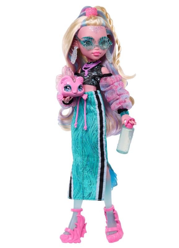 Кукла Monster High Lagoona Blue с рыбкой Neptuna, фото №2