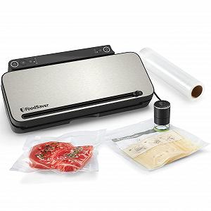 Вакуумний пакувальник FoodSaver VS3190X Silver з чорними вставками synthetic.ua - Фото 1