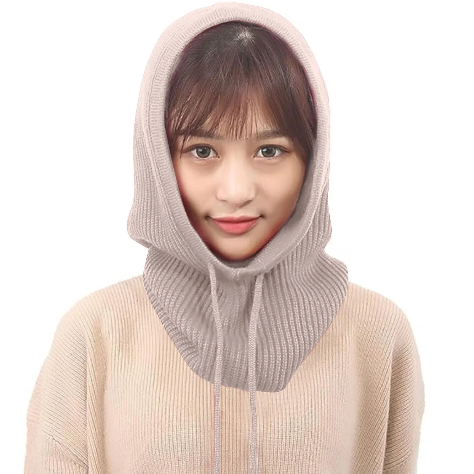 В'язана шапка для зимового катання на лижах SAUTRV Вітрозахисна, фото №5