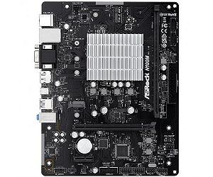 Материнська плата ASRock N100M Quad-Core N100 3.4GHz, 1xDDR4 DIMM VGA/HDMI/DP 1*PCIe, 2xSATAIII M.2, GLan mATX - Фото 1