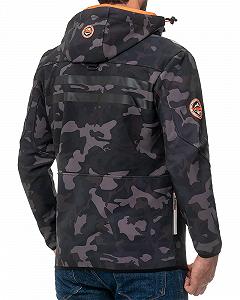 Софтшелл Куртка Geographical Norway с капюшоном Функциональная Ветрозащитная Стойка-воротник Защита от холода Для активного отдыха Туризма Кемпинга synthetic.ua - Фото 1