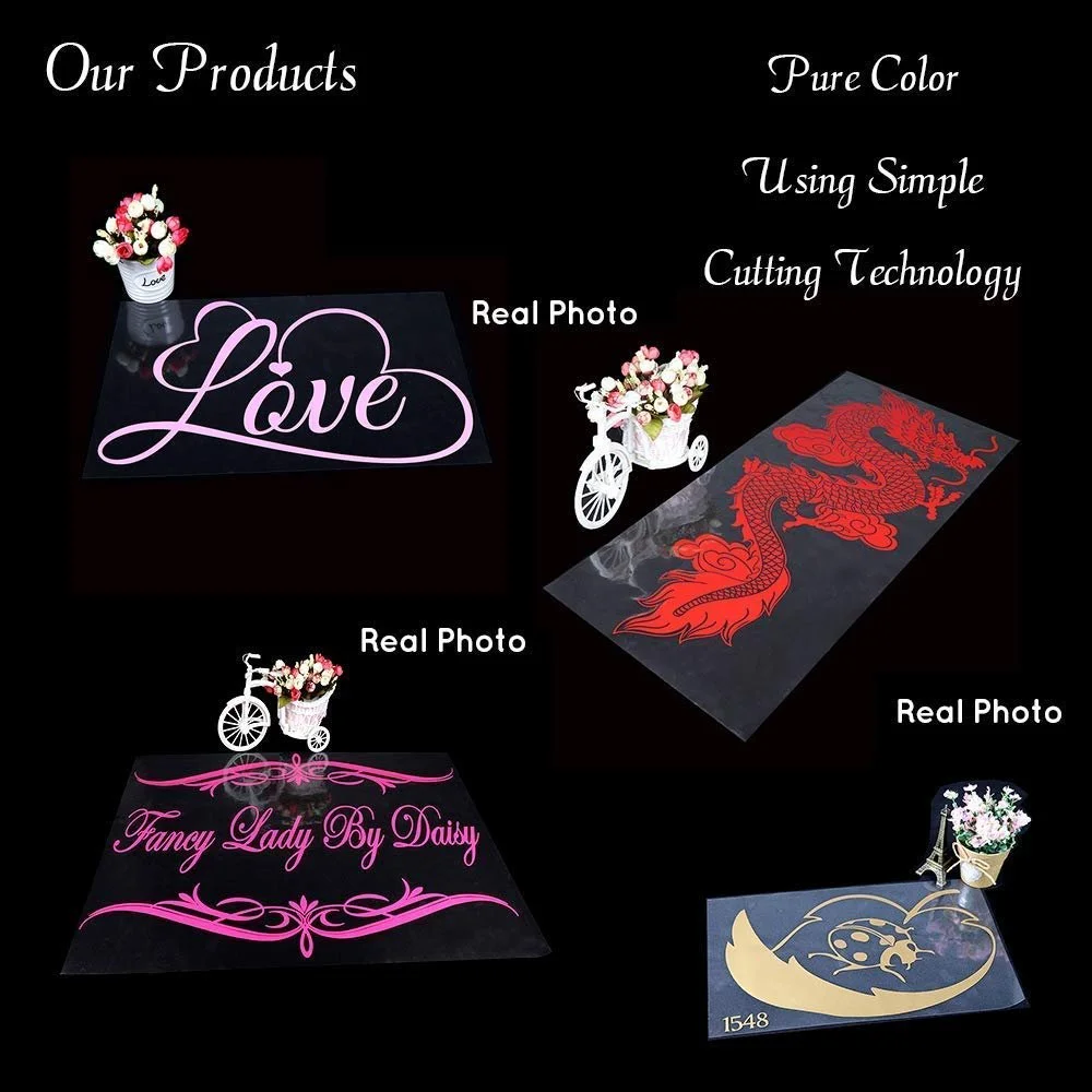 Наклейки на стену Сосна Набор 3 шт. Виниловые Черные 80 x 129 см, фото №2