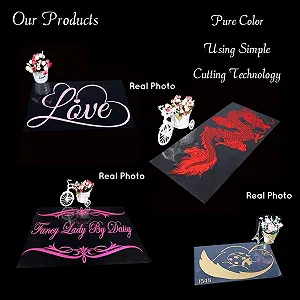 Наклейки на стіну Сосна Набір 3 шт. Вінілові Чорні 80 x 129 см synthetic.ua - Фото 1