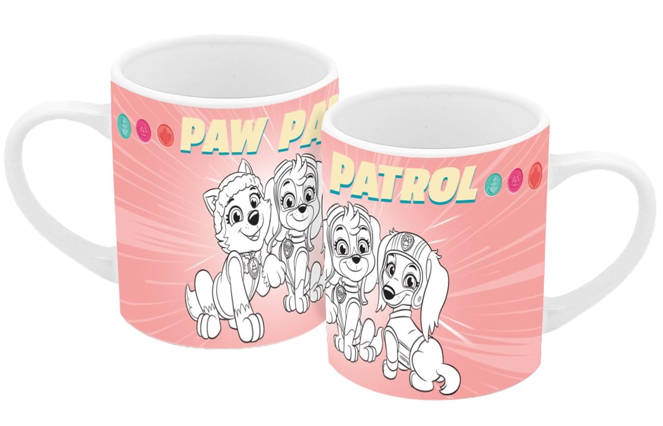 Кружка для розмальовок Щенячий патруль Girl Pup Power 250 мл, фото №1
