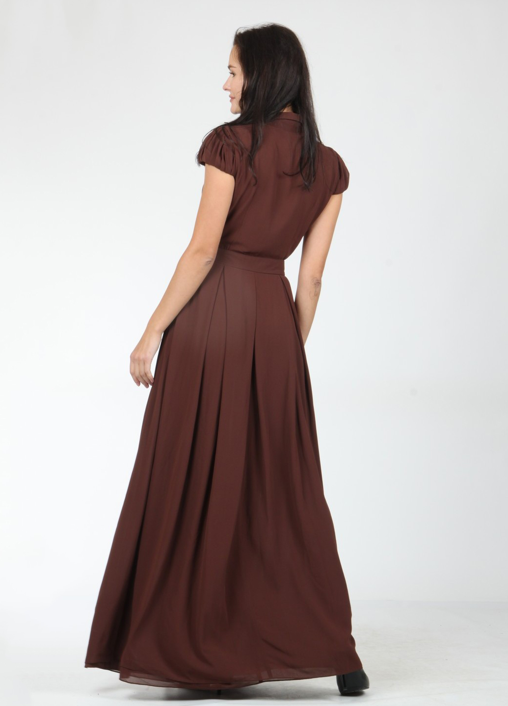 Платье Enna Levoni S Коричневый (ND-13820-Brown), фото №3 Платье Enna Levoni S Коричневый (ND-13820-Brown), фото №3