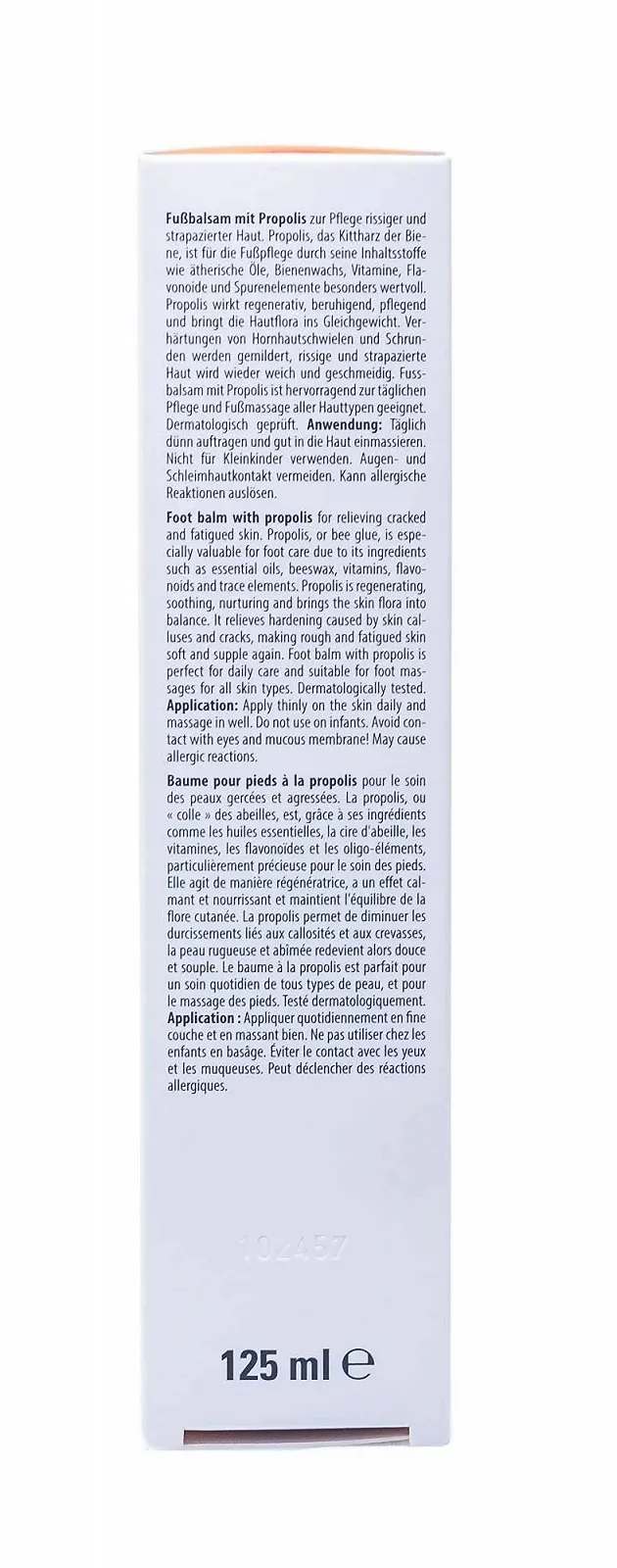 Бальзам для ніг Pedibaehr Foot Balm Propolis 125 ml, фото №6
