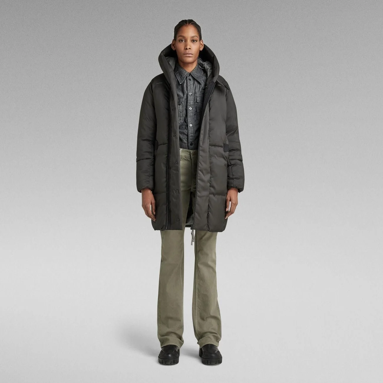 Куртка G-STAR G-Whistler Padded Parka Женская, фото №6 Куртка G-STAR G-Whistler Padded Parka Женская, фото №6