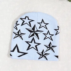 Шапка-біні Ldabrye Y2K для дівчат, модна жакардова synthetic.ua - Фото 1