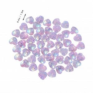 Стрази Lurrose Круглі Смола Кольорові Рожевий synthetic.ua - Фото 1