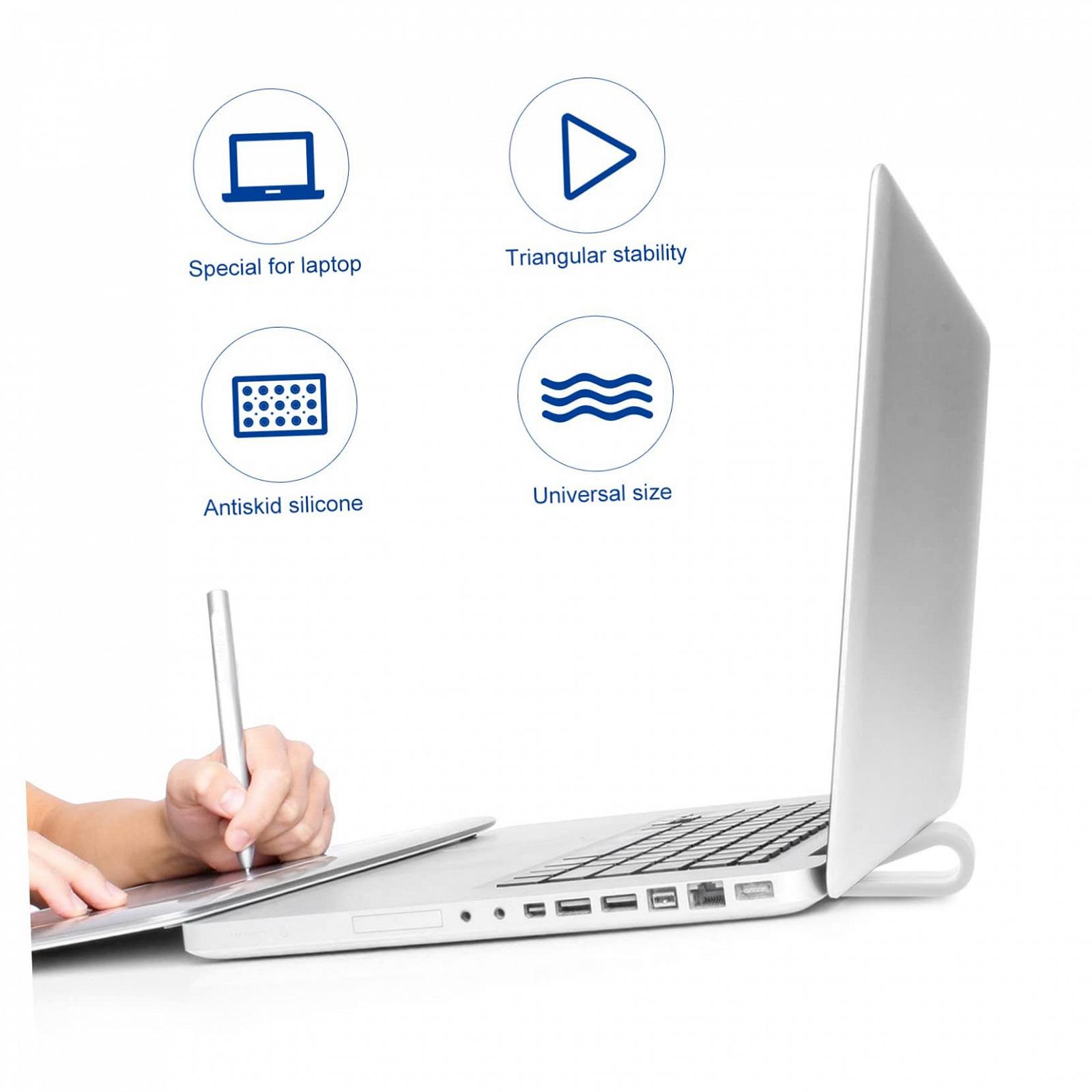 Підставка для ноутбука Регульована по висоті Охолоджуюча для настільного комп'ютера (4 шт.), фото №9