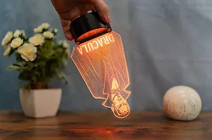 Настольная лампа Dracula LED 3D Vampire Motif Colour Changing Remote Acrylic Made in Germany synthetic.ua - Фото 1