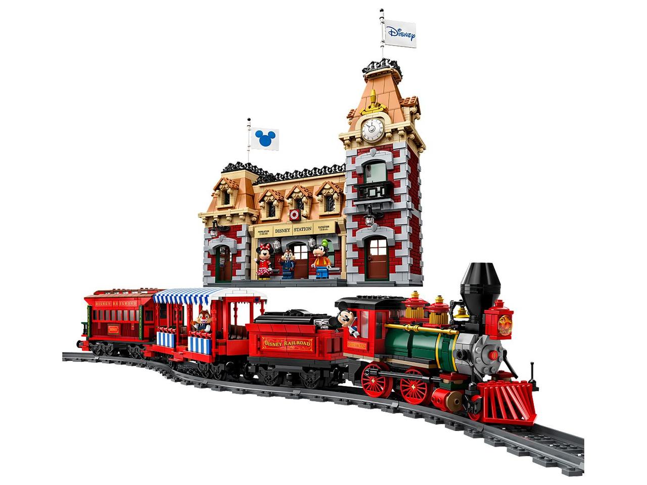 Конструктор LEGO Disney Потяг і станція Лего Дисней 71044, фото №1
