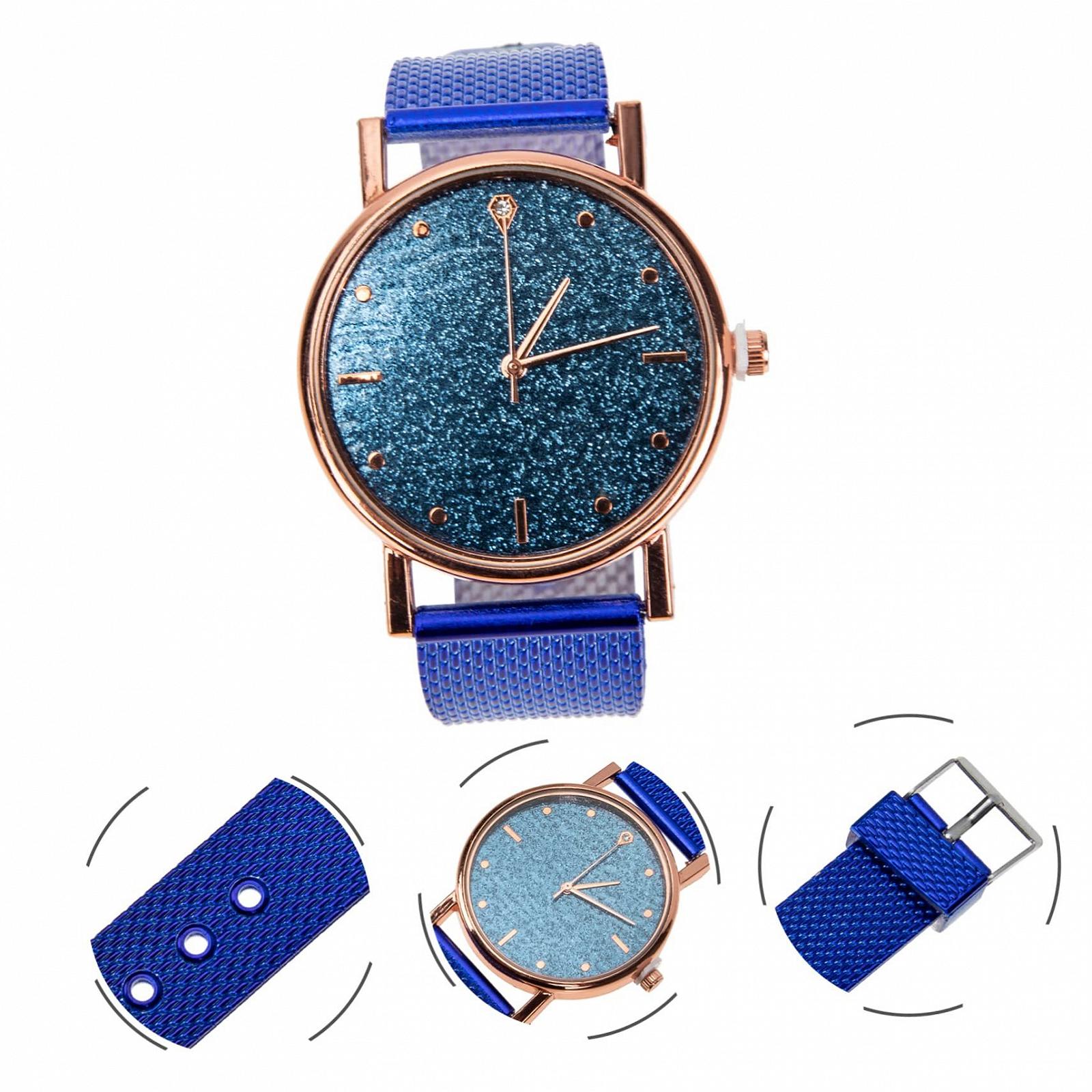 Кварцевые часы Healvian Женские часы Красное Стекло, фото №9