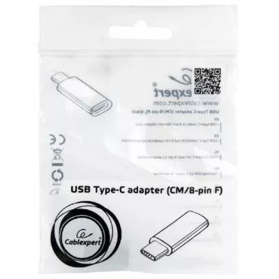 Переходник Type-C to Lightning Cablexpert (A-USB-CM8PF-01), фото №2