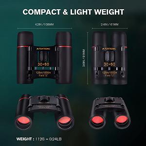 Бинокль Flintronic 30x60 Компактный Мини Черный цена на synthetic.ua - Фото 1 Бинокль Flintronic 30x60 Компактный Мини Черный synthetic.ua - Фото 1