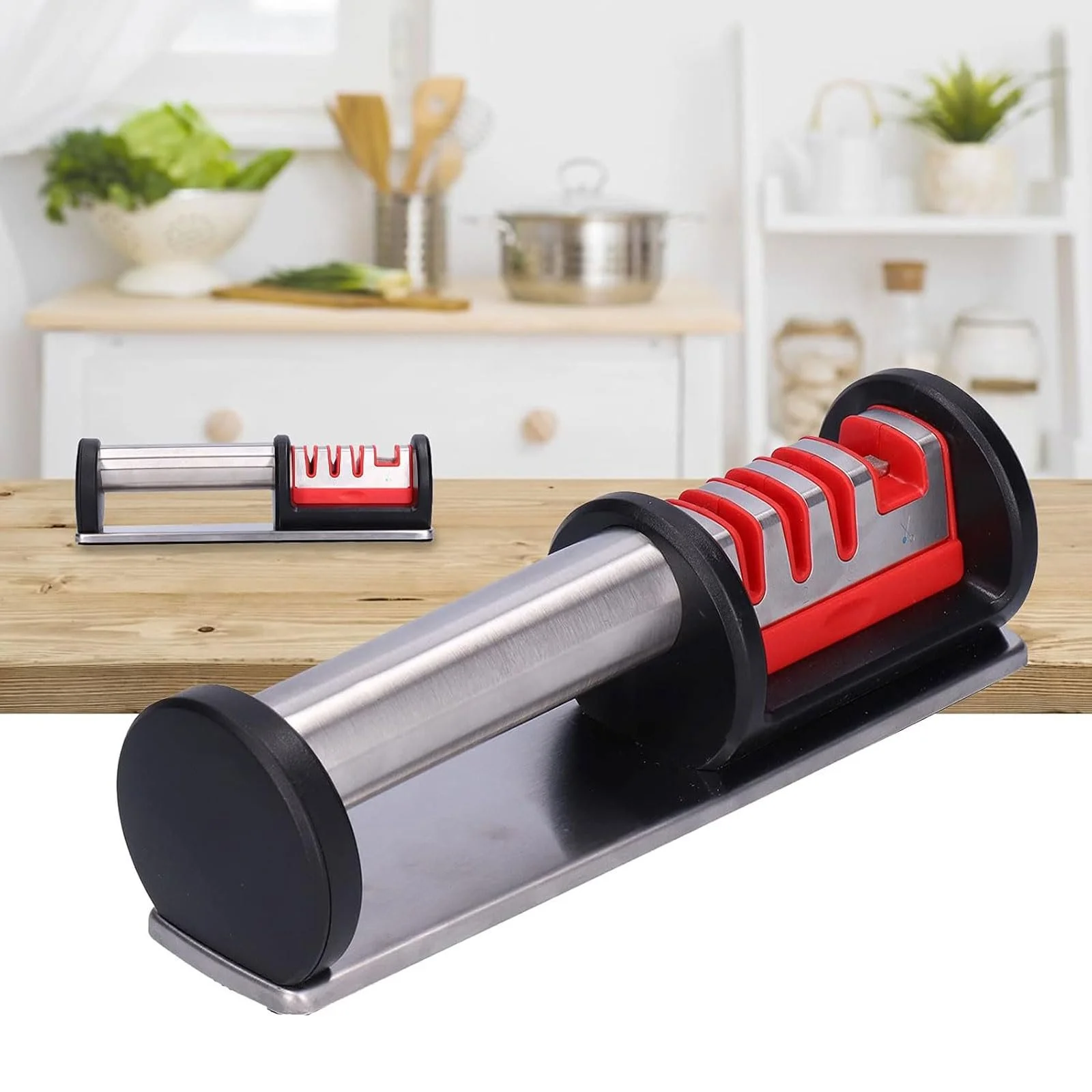 Точилка для ножів esmen 4-рівнева для кухонних ножів та ножиць, фото №6 Точилка для ножів esmen 4-рівнева для кухонних ножів та ножиць, фото №6