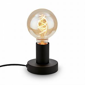 Настольная лампа BRILONER Retro E27 Max. 10 Вт 10 x 9 см Черная - Фото 1