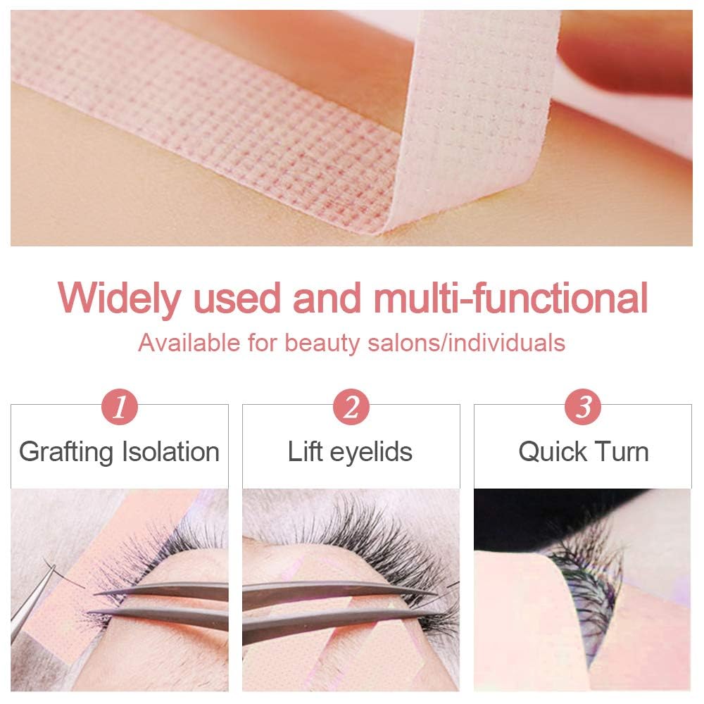Стрічка для накладних вій 5 рулонів Eyelash Extensions Micropore Tape 0.5 дюйма x 10 ярдів на рулон, фото №4
