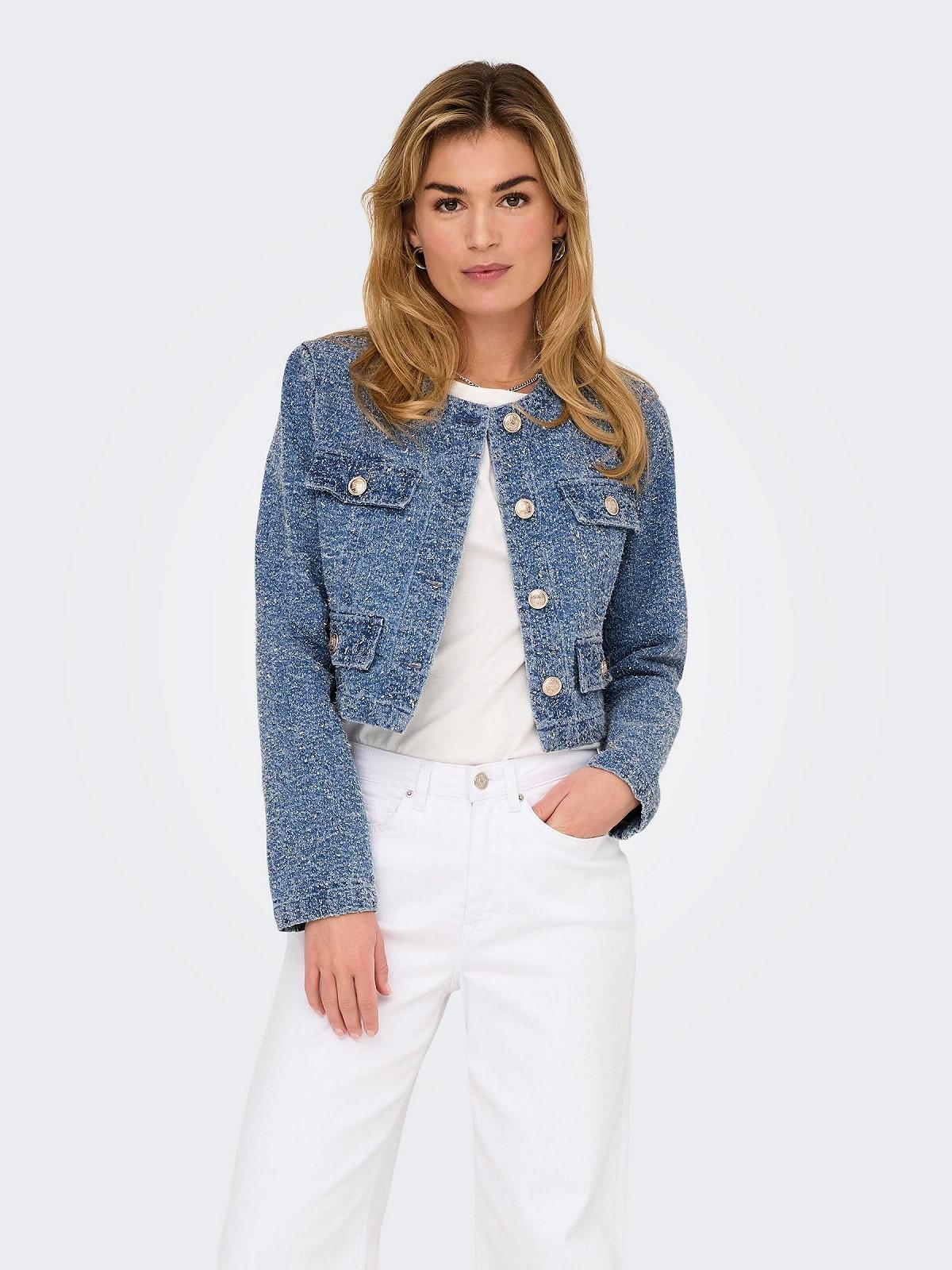 Джинсовая куртка ONLY Onlamaya Denim Jacket Женская, фото №3