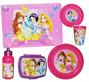 Большая тарелка Disney Princess Princess Belle / Sleeping Beauty, 22 см, детская synthetic.ua - Фото 1