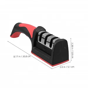 Точило для кухонних ножів та ножиць з нержавіючої сталі багатоступенева synthetic.ua - Фото 1