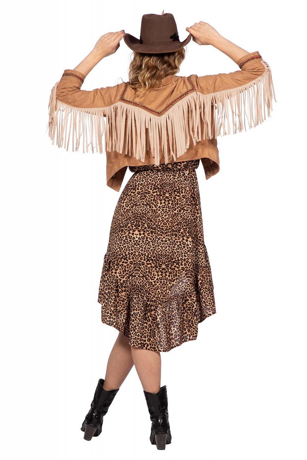 Куртка Wilbers & Wilbers Festival 4064 з бахромою для жінок, імітація коричневої замші, одяг для вечірок, фото №3