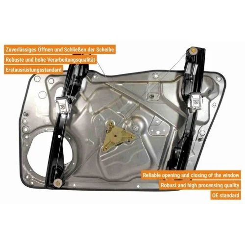 Склопідйомник VAICO V10-9847 Original VAICO Quality для SEAT SKODA VW VAG, фото №2