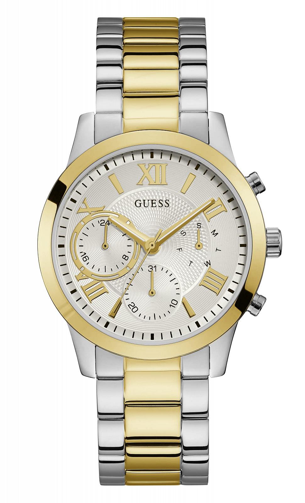 Часы Guess Женские Мультиярусные Солнечные с браслетом из нержавеющей стали, фото №1