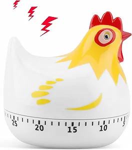 Купить Таймер механический ZPSHYD Hen 55 мин Белый - Фото 1 Таймер механический ZPSHYD Hen 55 мин Белый - Фото 1