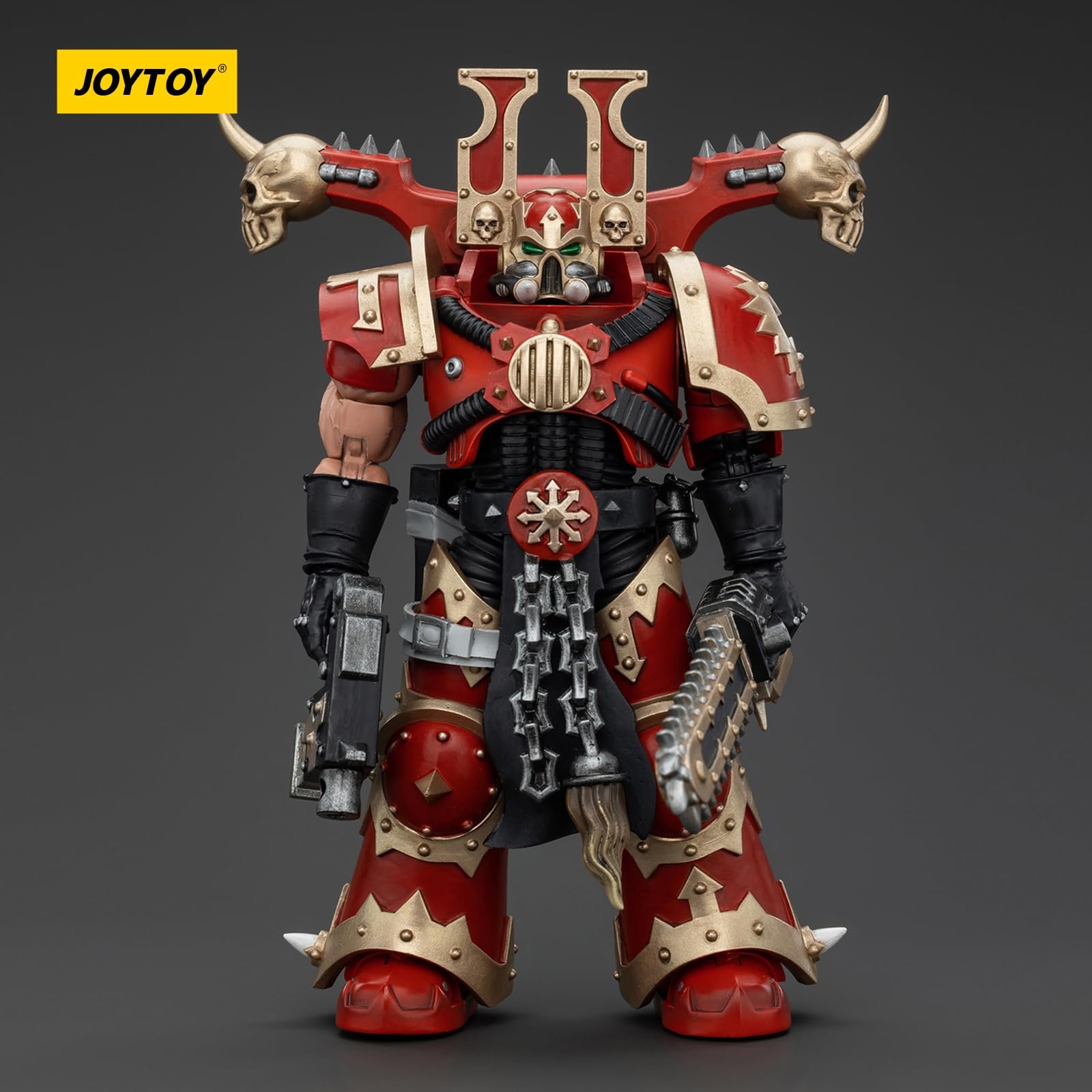 Фигурка Action JOYTOY Warhammer 40k World Eaters, World Eaters Khorne Berzerker 5 1/18, фото №3