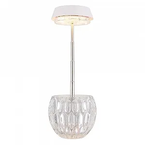 Настольная лампа GLOBO LIGHTING LED Touch Dimmer Stainless Steel Glass 28 см - Фото 1